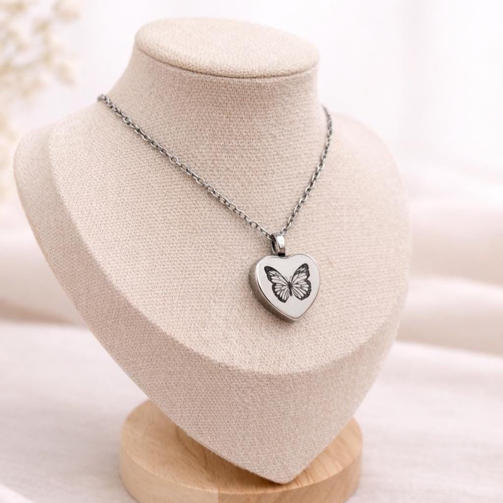 Butterfly of Love Classic Urn Necklace