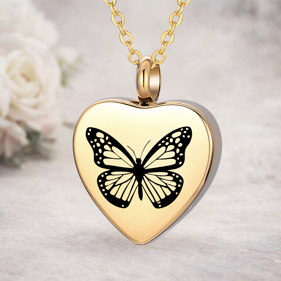 Butterfly of Love Classic Urn Necklace