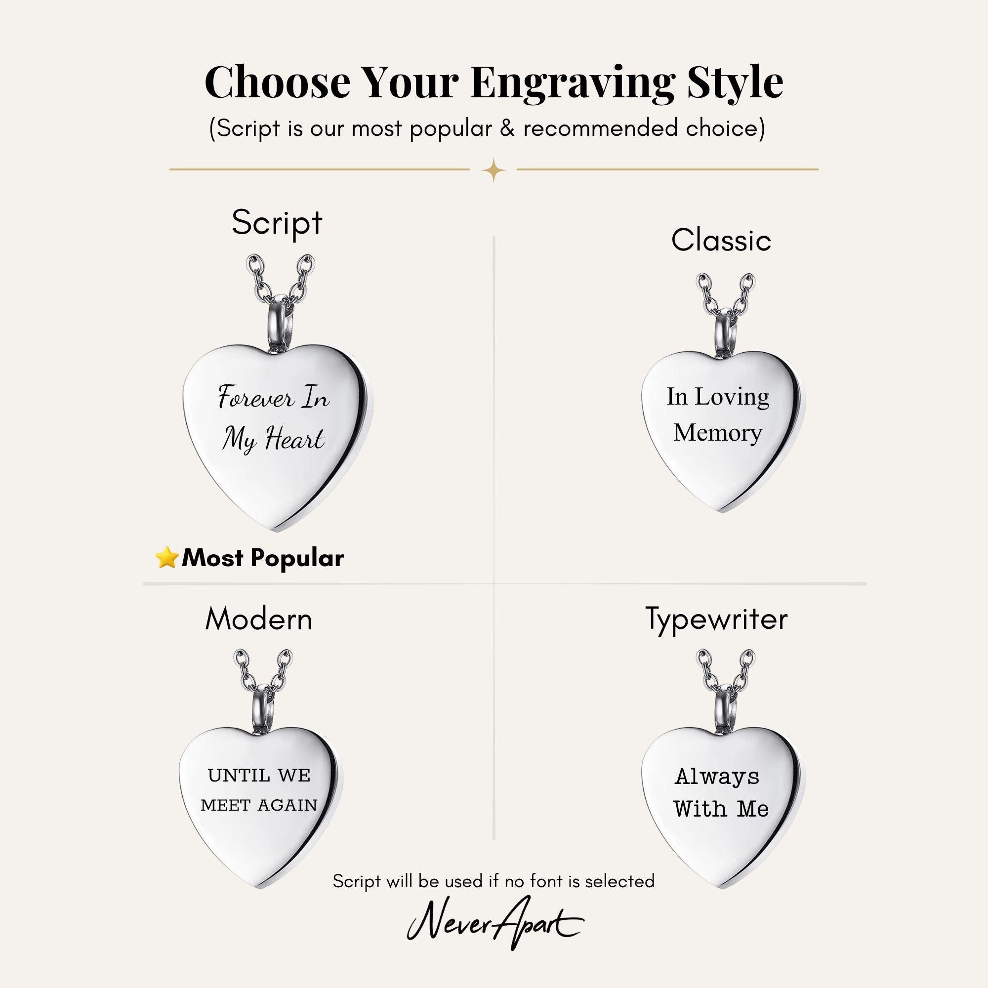 Feather of Love Personalised Urn Necklace