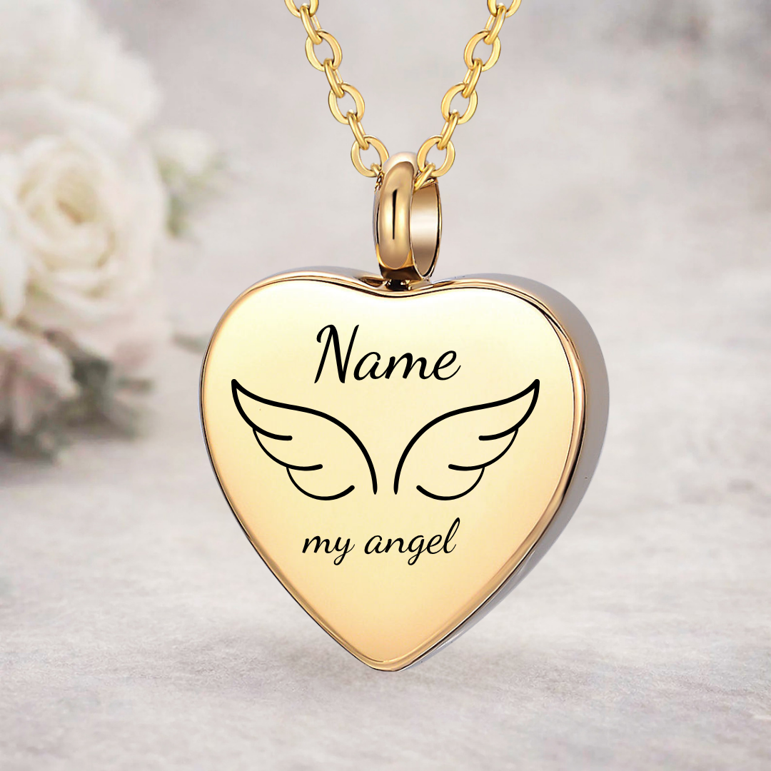 My Angel Wing Urn Necklace